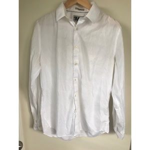 Men’s medium Express white button down